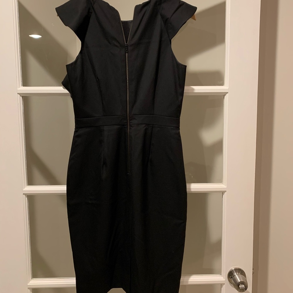 Jcrew black lined dress